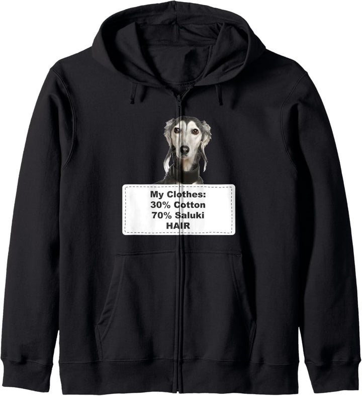 Funny Shedding Dog Saluki Kapuzenjacke