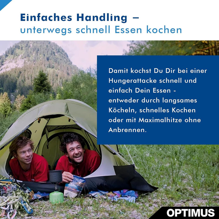 Optimus 8019743 Crux Weekend HE Kochsystem Kocher mit
