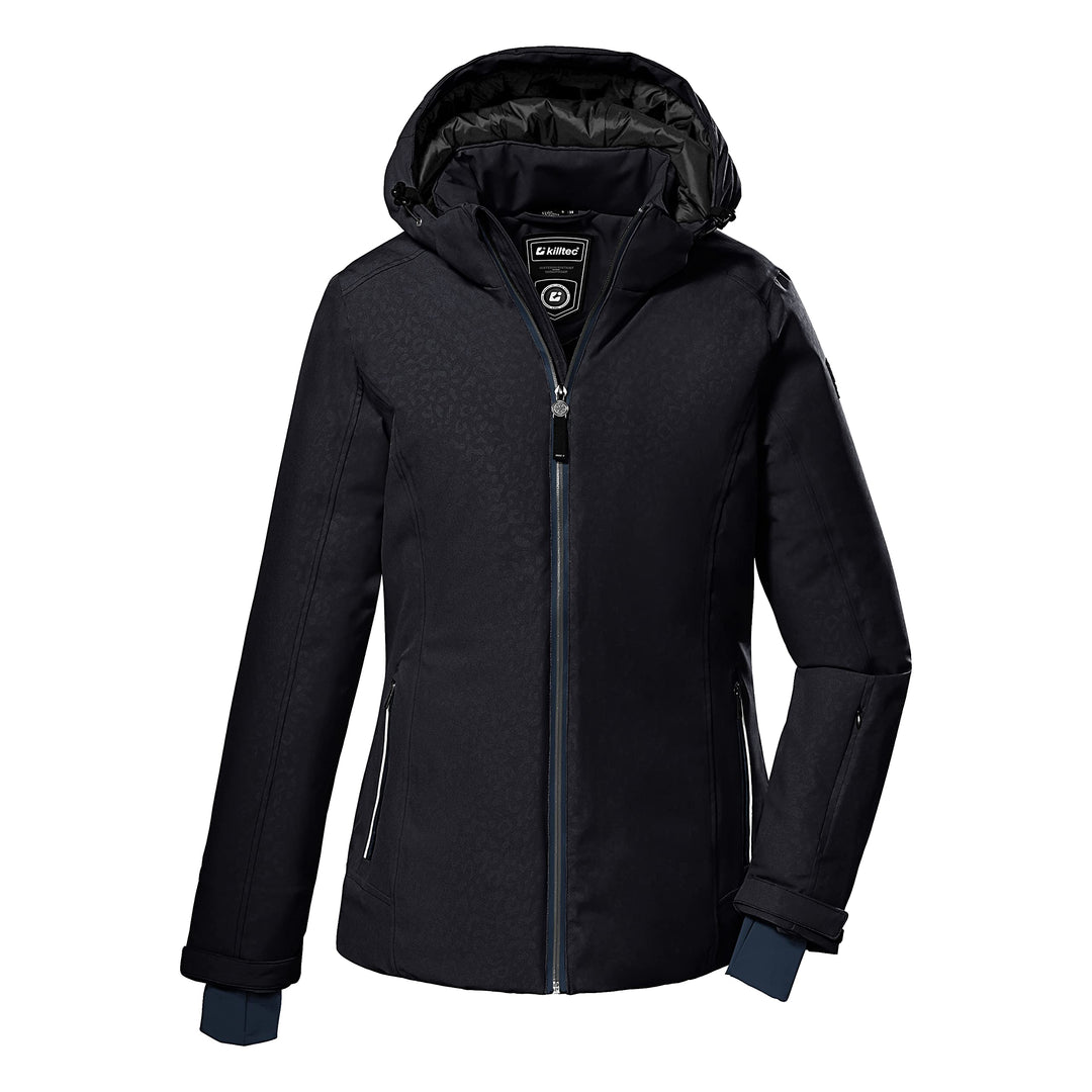 Killtec Damen Ksw 111 Wmn Ski Jckt Skijacke/Funktionsjacke mit abzippbarer Kapuze und Schneefang 40