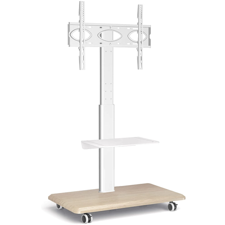 RFIVER TV Ständer Rollbar Fernsehständer Bodenständer TV Rollwagen Wagen mit Rollen für 26-65 Zoll H