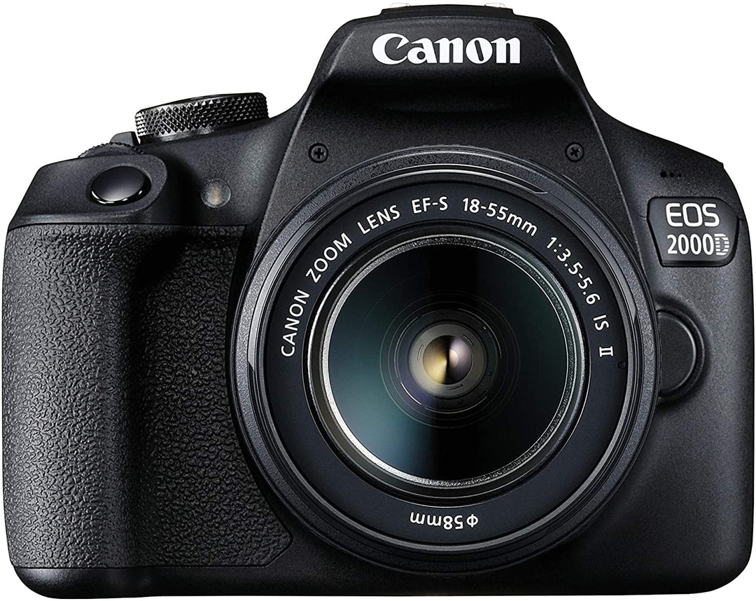 Canon EOS 2000D Spiegelreflexkamera Battery Kit (24,1 MP, DIGIC 4+, 7,5 cm (3,0 Zoll) LCD, Display,