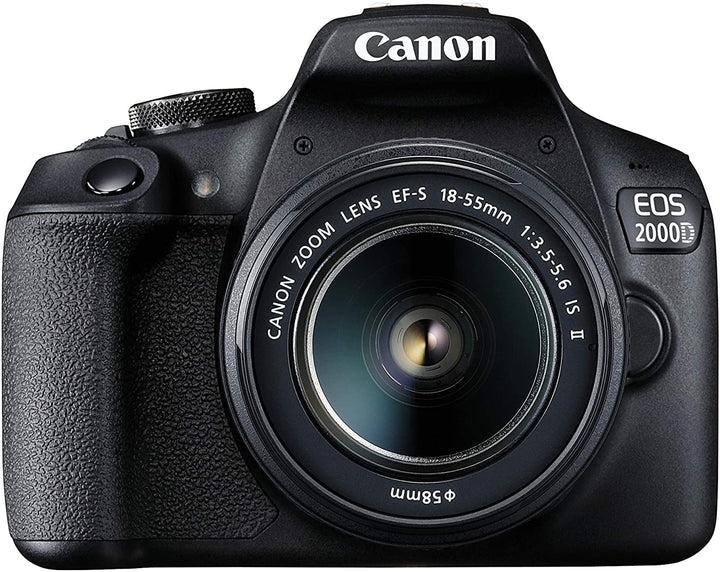 Canon EOS 2000D Spiegelreflexkamera Battery Kit (24,1 MP, DIGIC 4+, 7,5 cm (3,0 Zoll) LCD, Display,