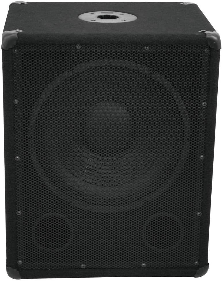 OMNITRONIC BX-1250 Subwoofer 600W | 12" Subwoofer mit 600 Watt Leistung