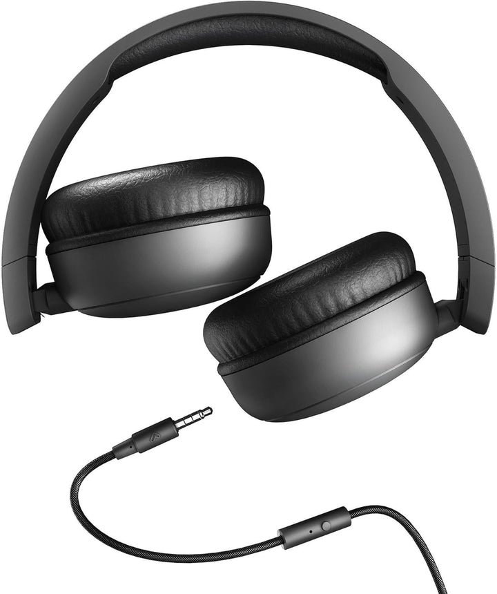 Energy Sistem Soundspire - Kopfhörer (100% recycelter Kunststoff, abnehmbares Kabel, Mikrofon, Sprac
