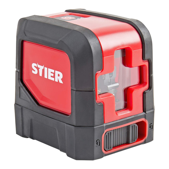 STIER Kreuzlinienlaser 2x120°, Projektion in 2D, automatische Selbstnivellierung, Umschaltbar horizo