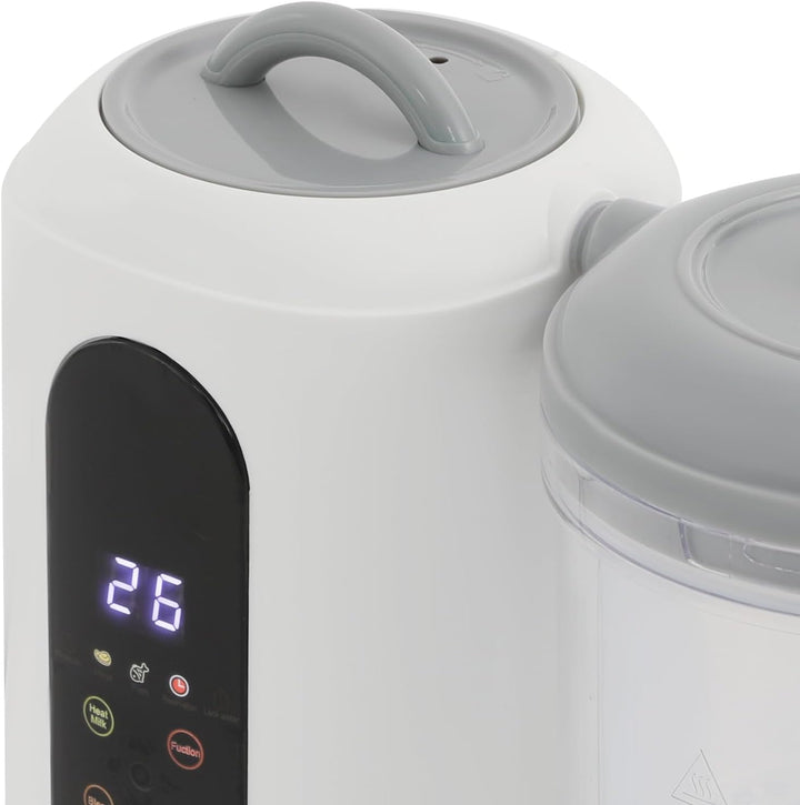 Küchenmaschine Babynahrungszubereiter,450W Küchenmaschine mit Dampfgar-, Mix- und Heizfunktionen,50–