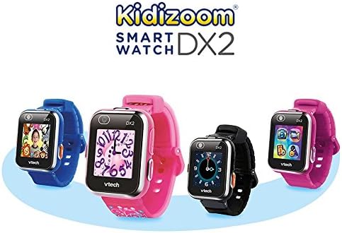 VTech VTH80-193865 Kidizoom Smartwatch DX2 Uhr, Schwarz, Kinder