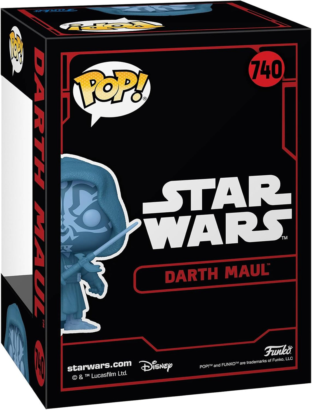 Funko Pop! Star Wars: Star Wars Darkside - Darth Maul - (Holo) - Leuchtet Im Dunkeln - Vinyl-Sammelf