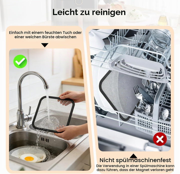 2 Stück Spritzschutz für Co so-ri Turbo Tower 10,8L Passend für Co-so ri Airfryer (5,5 L-6.2L) und f