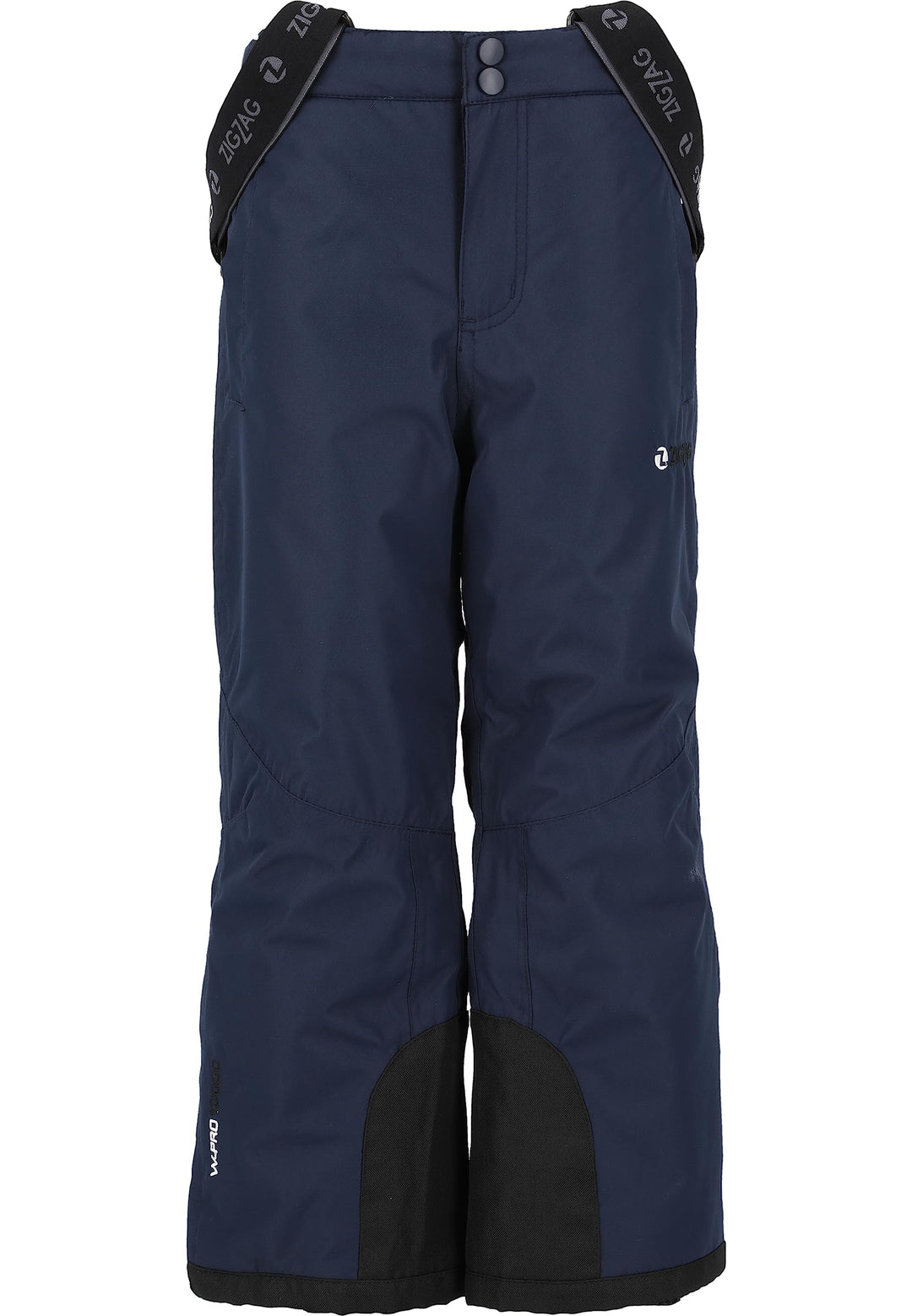 ZIGZAG Kinder Whistler Skihose 'Provo' mit 10.000 mm Wassersäule Robuste Skihose mit Hosenträgern un