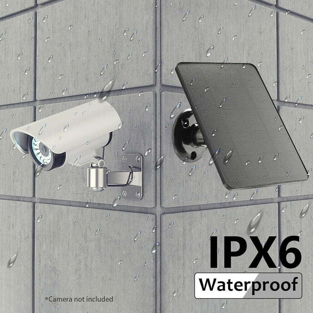 10-W-Solarpanel-Ladegerät, Micro-USB-Kamera, Lädt Solarpanel auf, Geringer Stromverbrauch, Sicherhei
