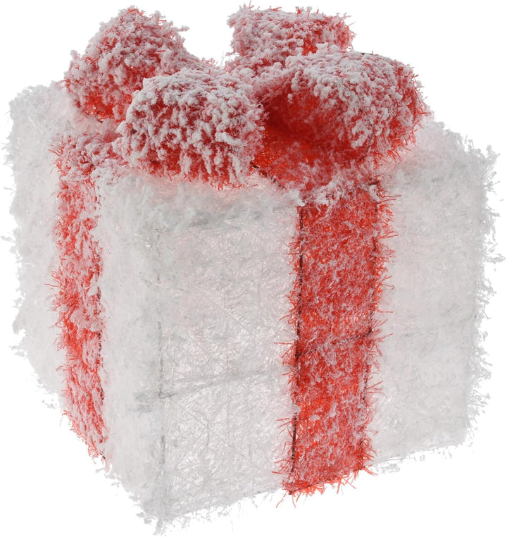 Bambelaa! 3er Led Deko Geschenke Weihnachten Leucht Boxen Weihnachts Dekoration Weihnachtsdeko Beleu