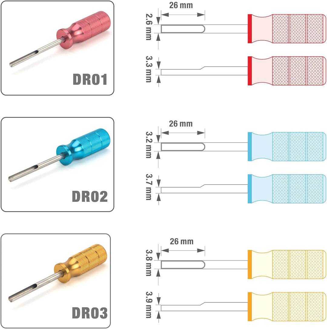 Deutsch Kontaktentfernungswerkzeug, DT & DTM Serie, Terminal Extraction Tool Kit für Deutsch feste K