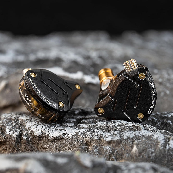 Yinyoo KZ ZS10 Pro kabelgebundene HiFi IEM Kopfhörer 4BA+1DD für Gaming mit Mikrofon, in Ear kopfhör