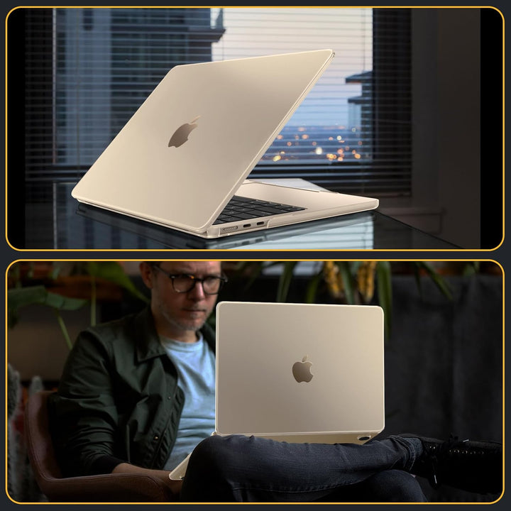 Fintie Hülle Kompatibel mit MacBook Air 13.6 Zoll M5 M4 M3 M2 A3449 A3240 A3113 A2681 (2026-2022), [