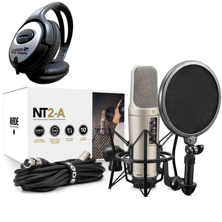 Rode NT2-A Set Mikrofon + keepdrum Kopfhörer