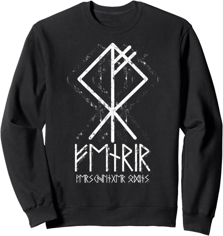 Wolf Rune Nordische Wolfsrune Wikinger Runen Schriftzeichen Sweatshirt