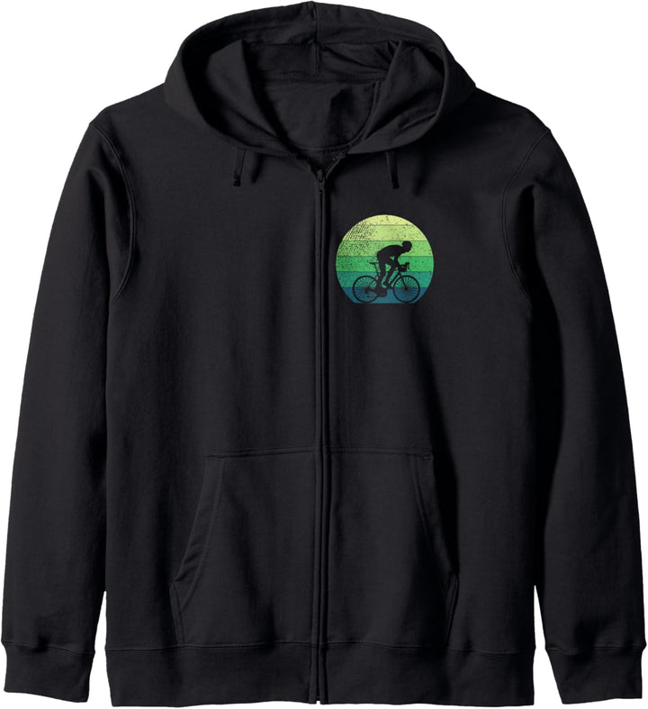 Rennrad Retro Kapuzenjacke