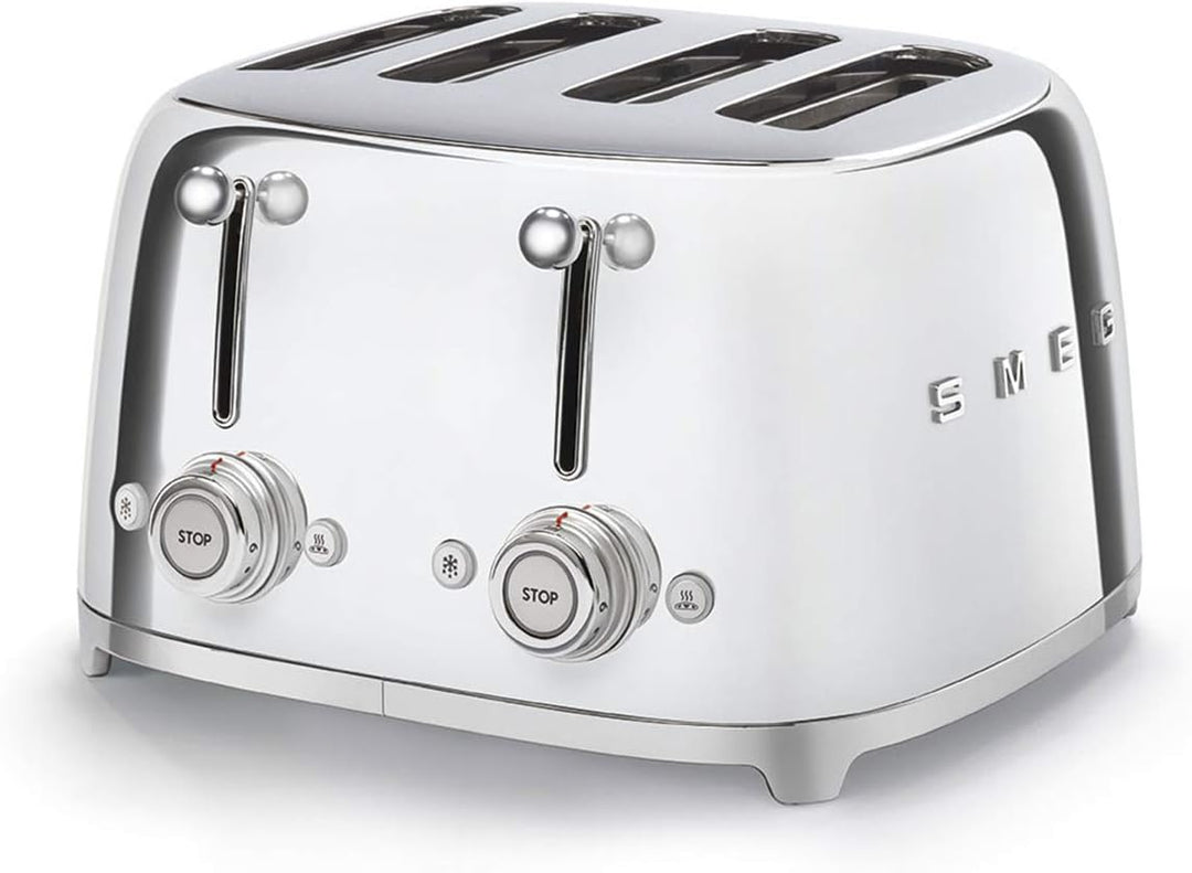 Smeg TSF03SSEU Toaster, 2000, Metall, Chrome
