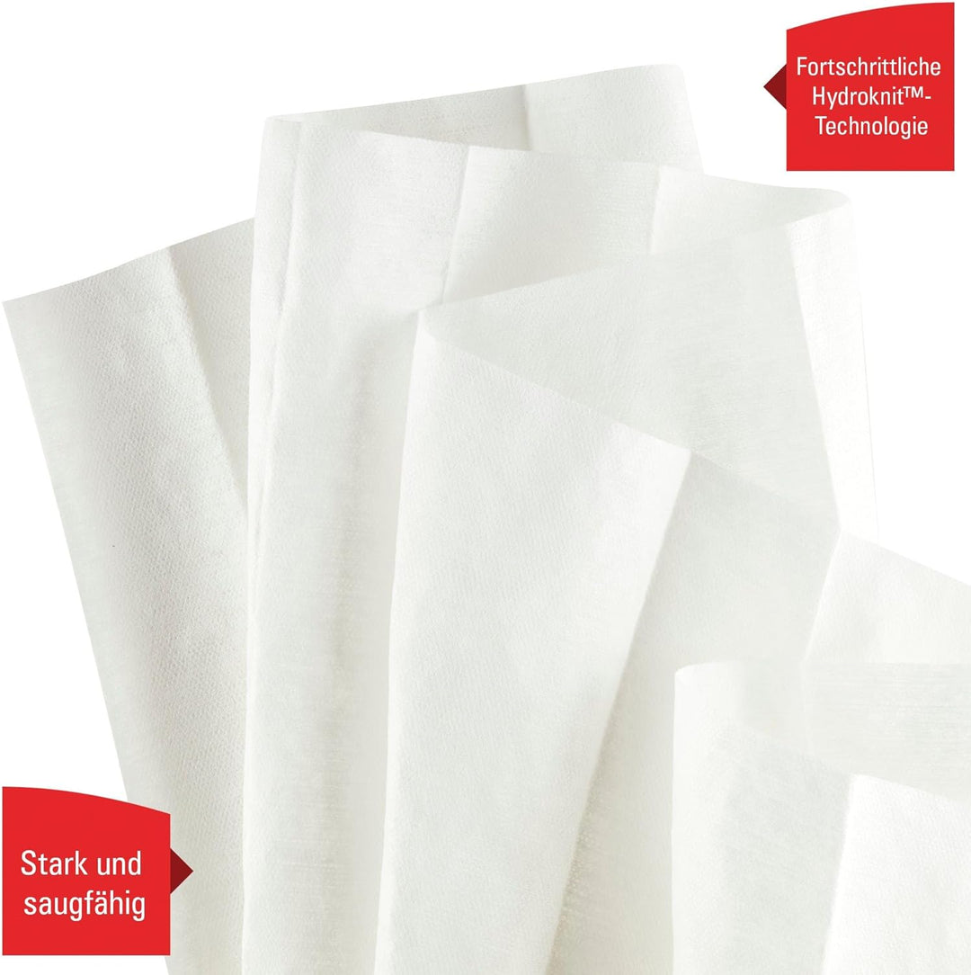 WypAll X60 General Clean-Tücher 6035 – Weisse Tücher – 1 BRAG-Box mit 200 weissen Tüchern 1 Box = 20
