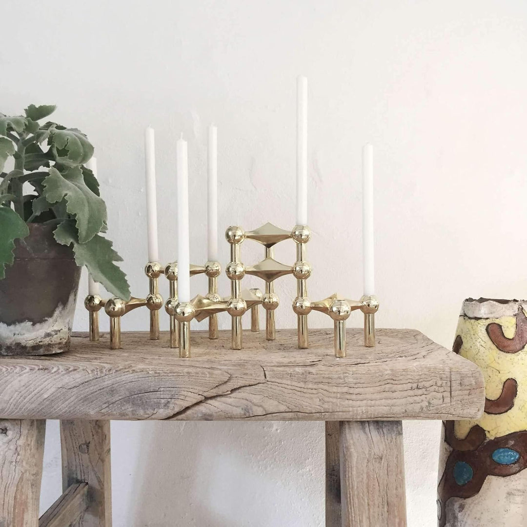 STOFF Nagel - Candle Holder - Solid Brass