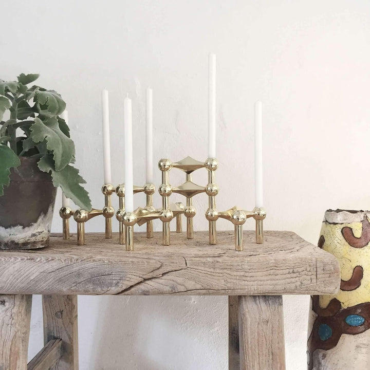 STOFF Nagel - Candle Holder - Solid Brass
