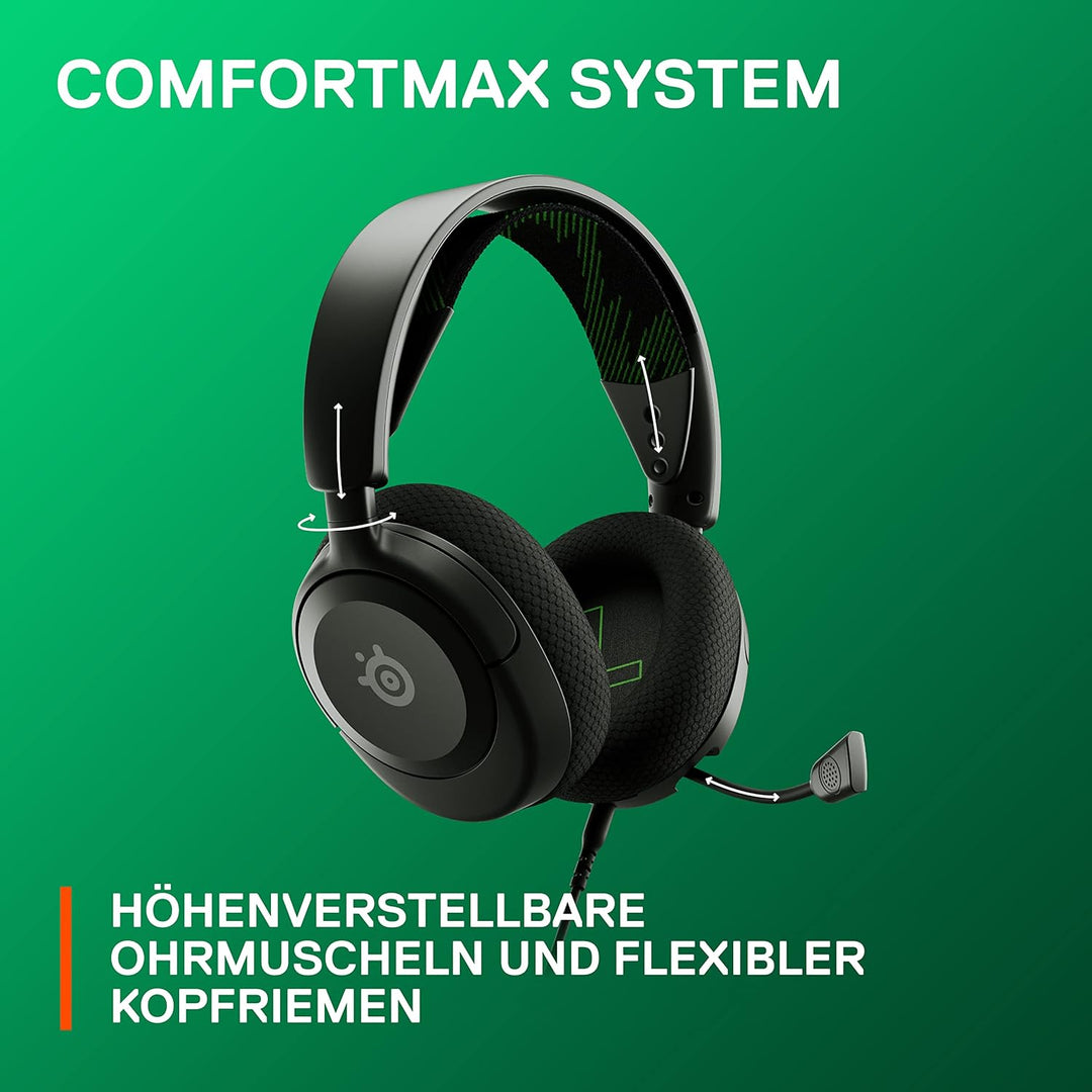 SteelSeries Arctis Nova 1X - Multi-System Gaming-Headset – Hi-Fi-Treiber – 360° Surround-Sound – Mem