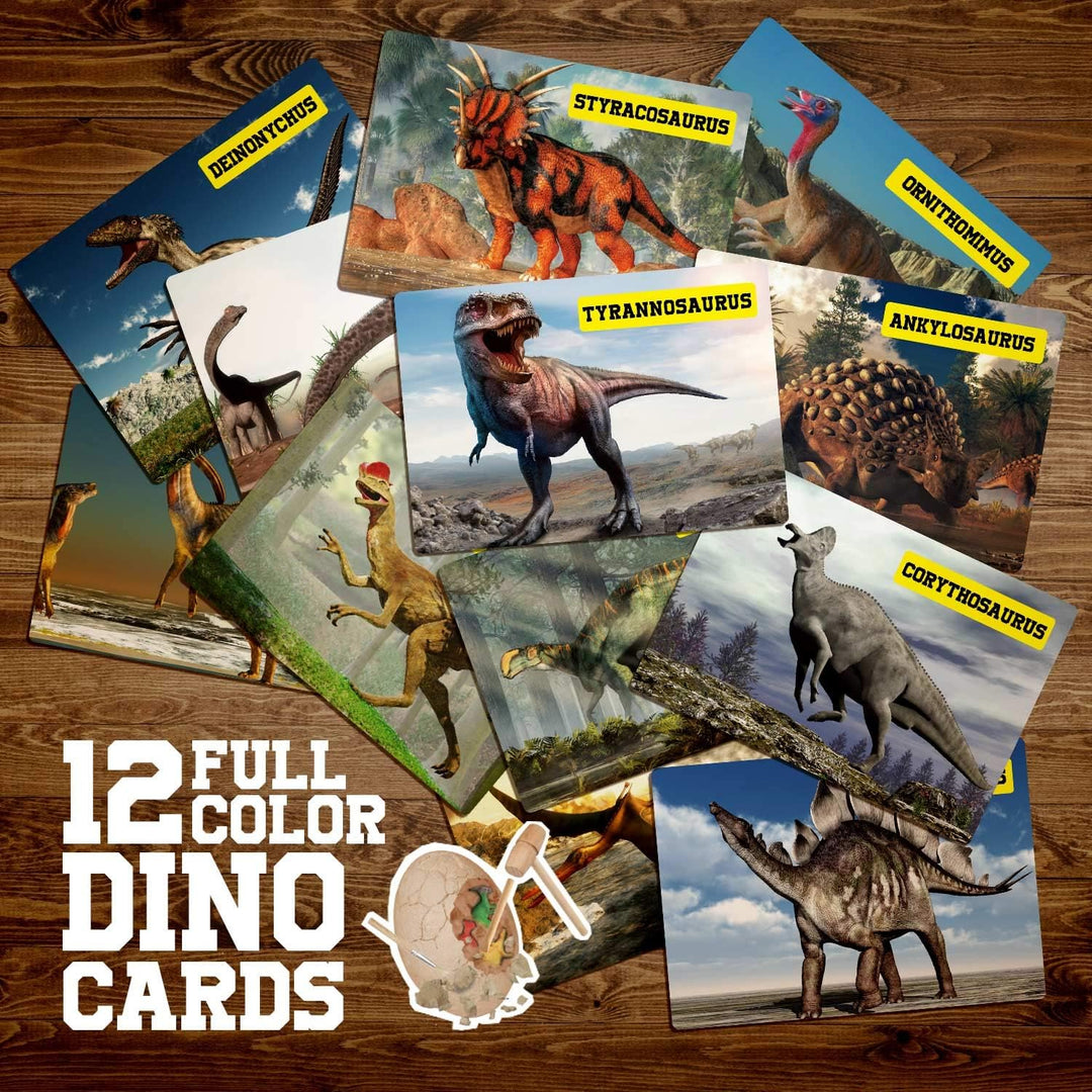 Dr. Daz Dinosaurier Ausgrabung Gross Ei Spielzeug für Kinder Dino Eier Ausgraben Geburtstag Party Se