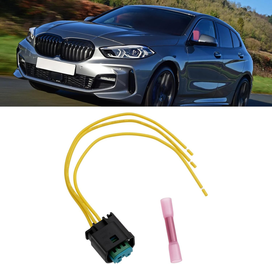 2pcs 3Pin Buchse Gehäuse mit Kabel Reparatursatz 61130141152 61132359998 Kompatibel mit BMW für PDC