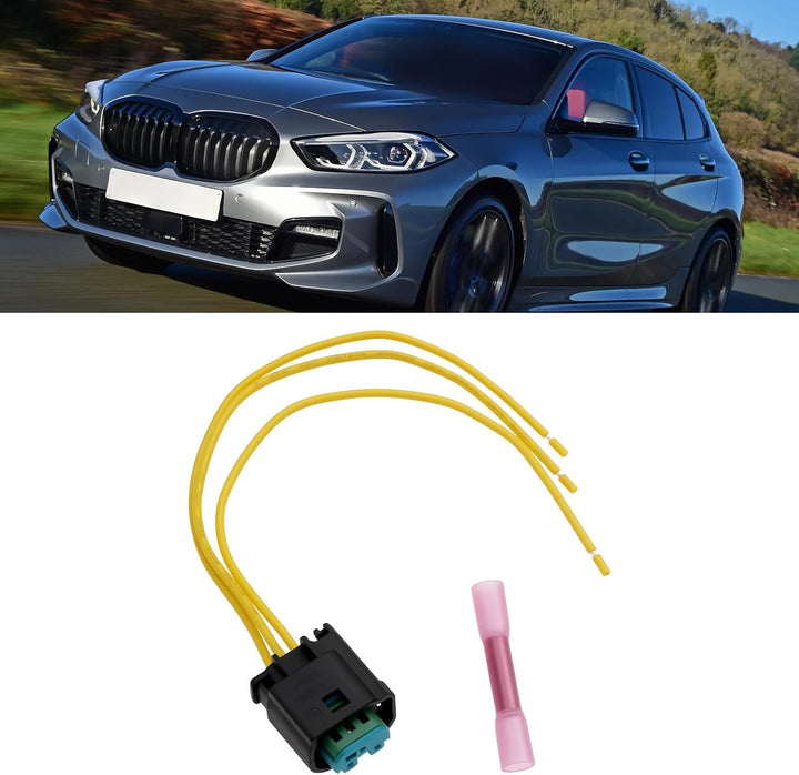 2pcs 3Pin Buchse Gehäuse mit Kabel Reparatursatz 61130141152 61132359998 Kompatibel mit BMW für PDC