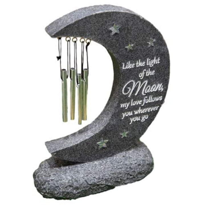 Gedenk-Windspiel, Mond, Liebe, Gedenk-Design, Gedenktage, Grabschmuck, Geschenk, TY138