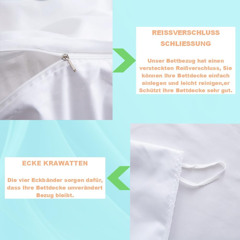 EHAOKK 3D Meer Tier Bettwäsche Set,Delfin,Tropischer Fisch,Korallen,Meeresleben Bettbezug,Blaue Unte