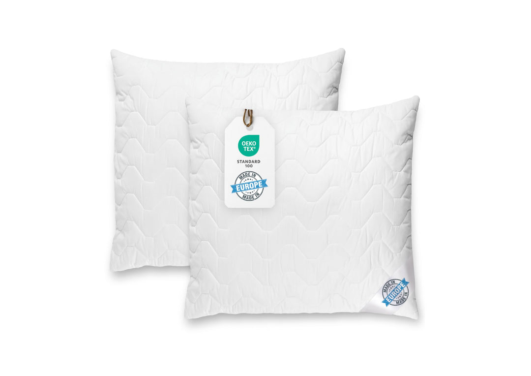 BLUE MOON Kopfkissen - hautfreundliches Bett-Kissen - Hochwertige Mikrofaser - allergiker-freundlich