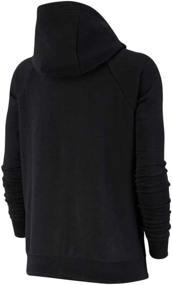 Nike Damen Sweatshirt W Nsw Essntl Hoodie Fz Flc M Black/(White), M Black/(White)