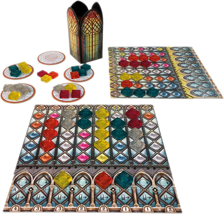 Asmodee | Next Move Games | Azul – Die Buntglasfenster von Sintra | Familienspiel | 2-4 Spieler | Ab