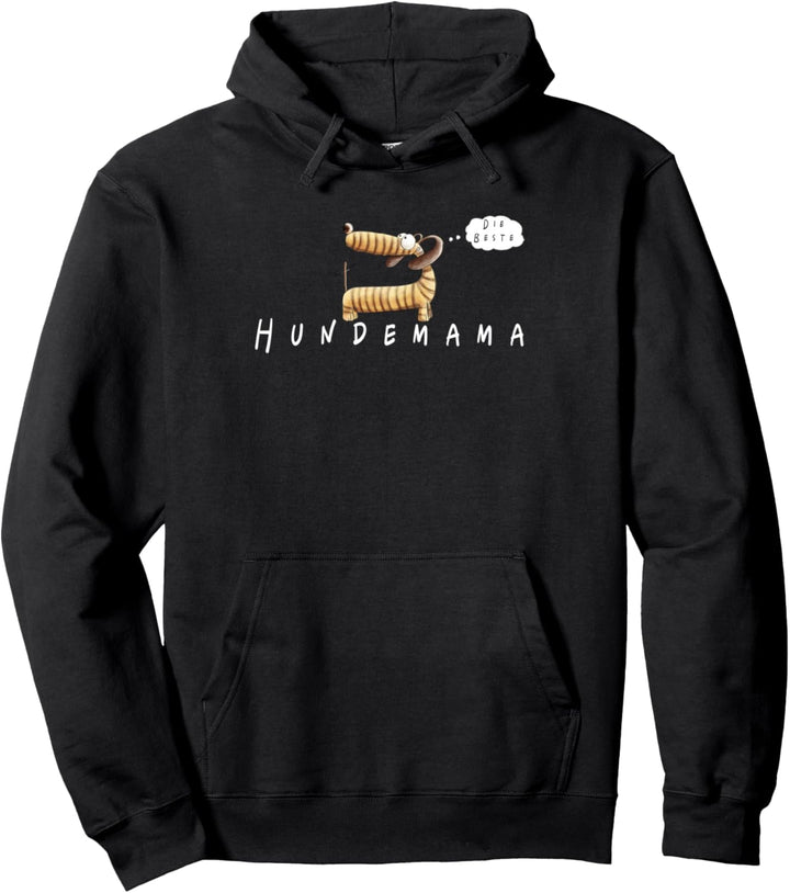 Beste Hundemama I Dachshund Dackel Geschenk Fun Pullover Hoodie
