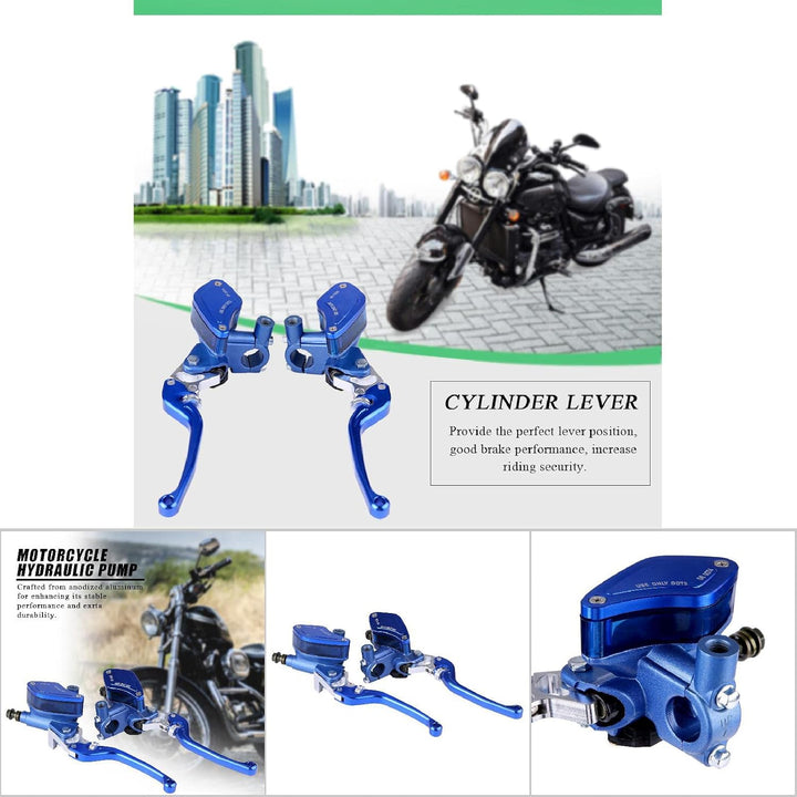 Motorradhydraulische Bremspumpe Paar 22-mm-CNC-Kupplungsgeberzylinderhebel einstellbar für Ersatztei