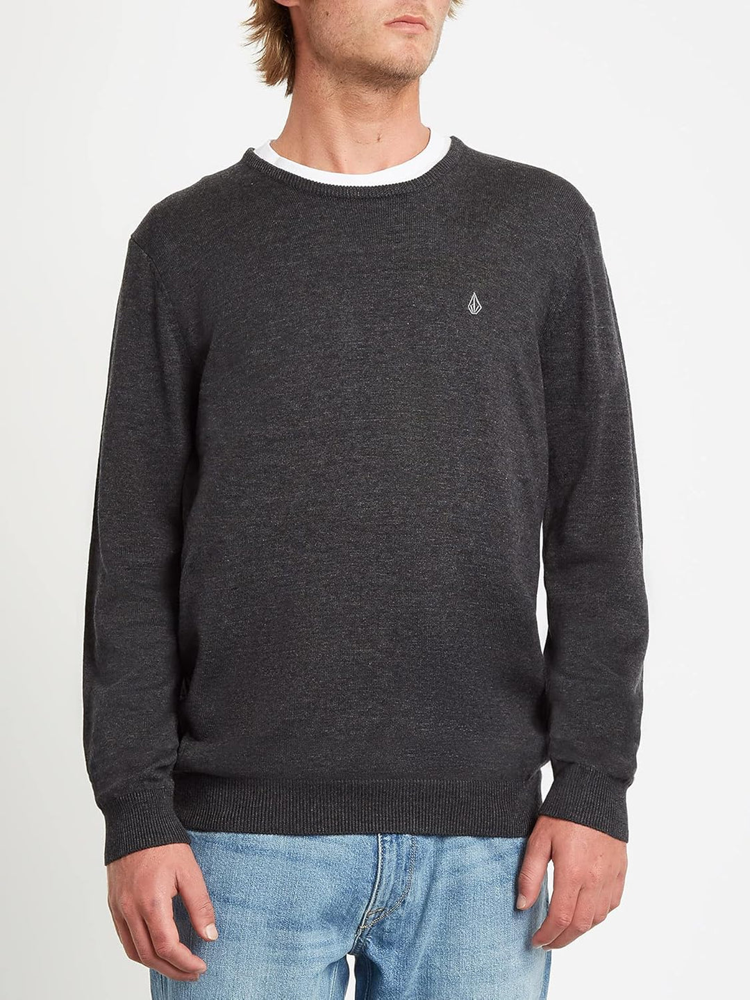 Volcom Herren Uperstand Sweater Sweatshirt S Schwarz, S Schwarz