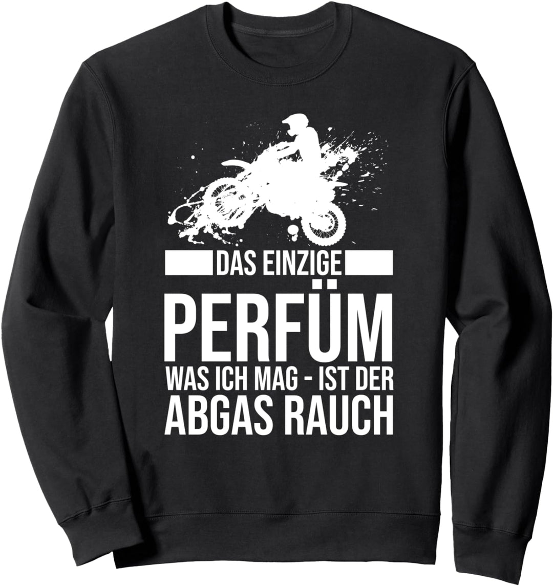 MX Motocross Biker Dirt Bike - Abgas Rauch Supercross Sweatshirt