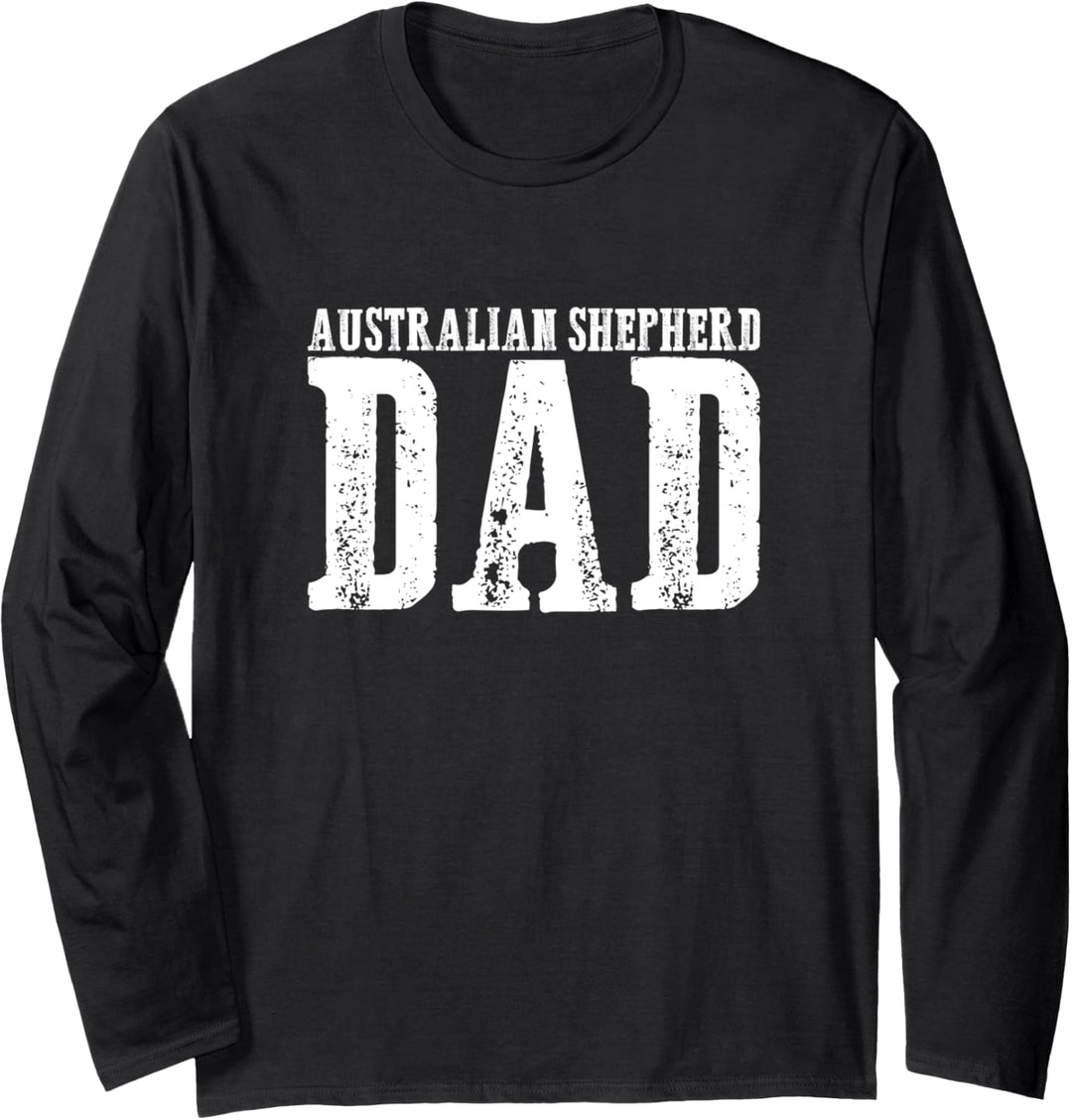 Australian Shepherd Dad Langarmshirt