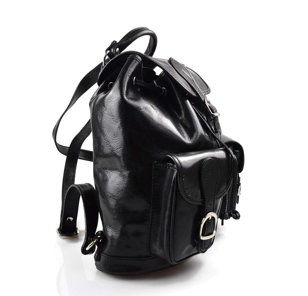 Rucksack leder schwarz rucksack damen herren reisetasche kalbsleder rucksack leder rucsack schulruck