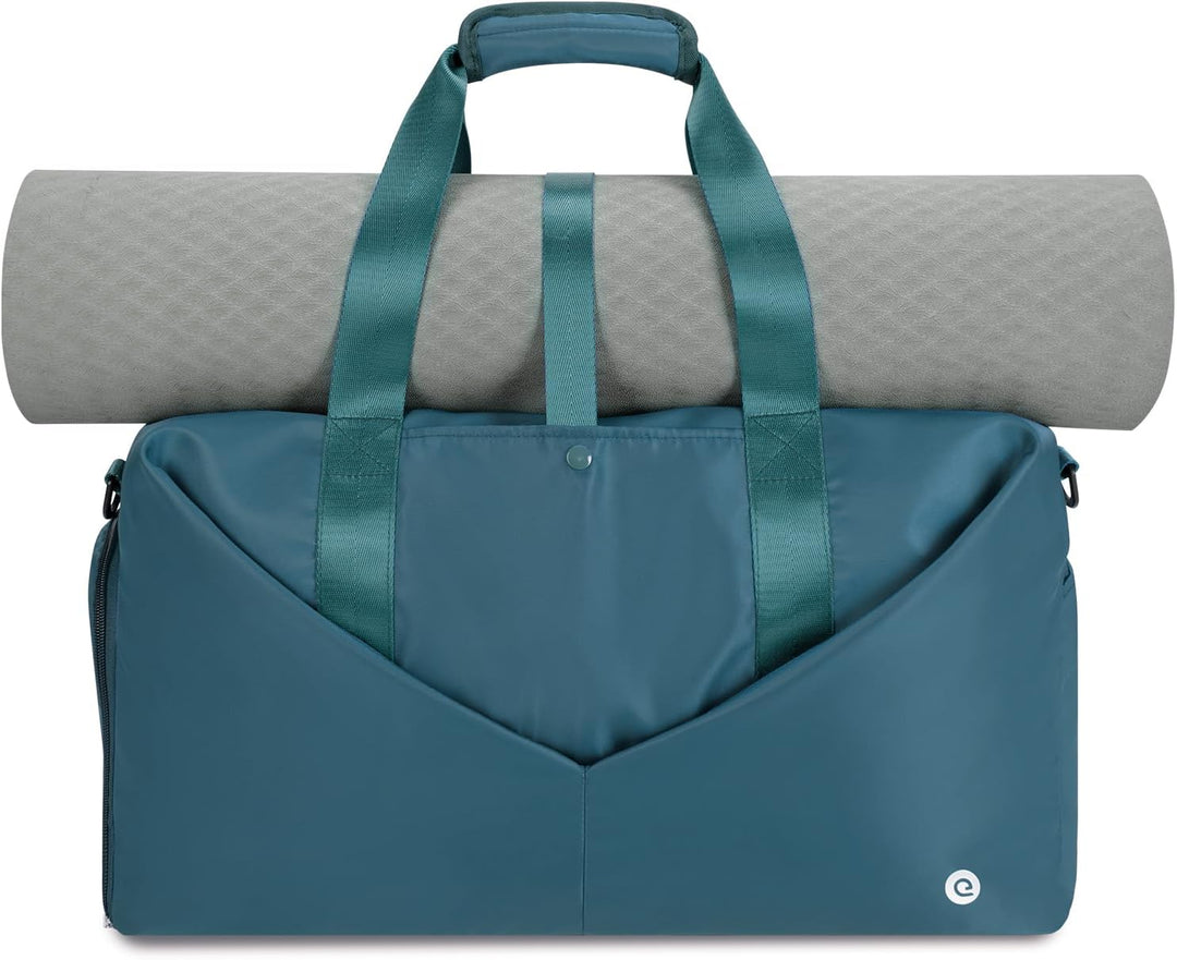 Ceneda Sporttaschen Klassische mit Schuhfach und Nassfach Tragbare Übernachtungs Wochenendtasche Rei