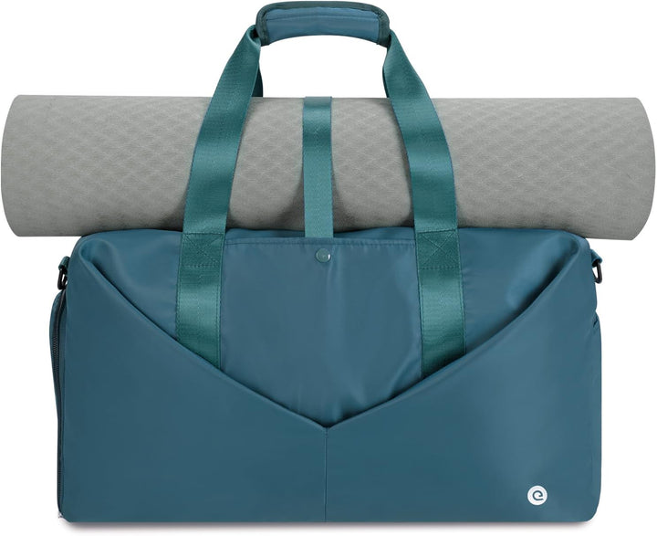 Ceneda Sporttaschen Klassische mit Schuhfach und Nassfach Tragbare Übernachtungs Wochenendtasche Rei