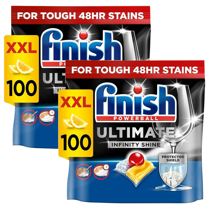 Finish Ultimate Infinity Shine Spülmaschinentabs Bulk | Duft: Zitrone | Grösse: 200 Spülmaschinentab
