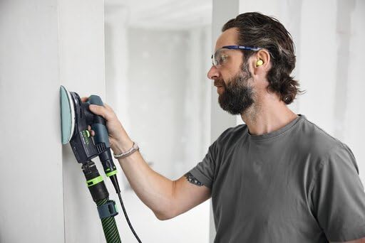 Festool Exzenterschleifer ETS EC 150/3 EQ-Plus (mit Schleifteller Ø 150 mm MULTI-JETSTREAM 2 (superw