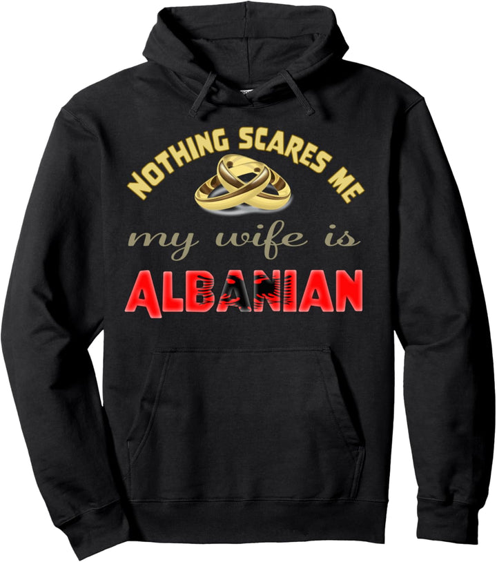 Albanische Frau Albanien Flaggen Pullover Hoodie