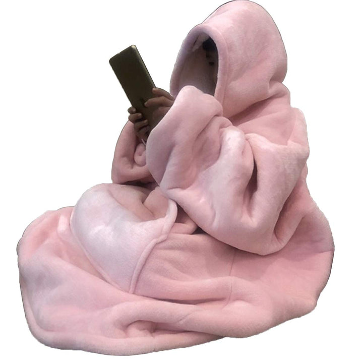 Oversized Hoodie Decke, Wearable Blanket Sweatshirt, Ultra Soft Sherpa Fleece Bequemer Kuschel Hoodi