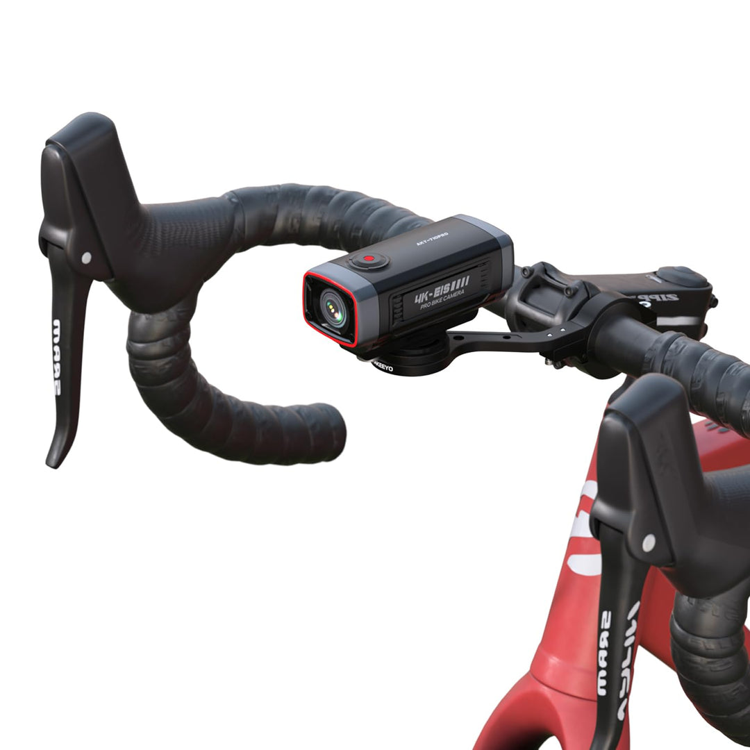 AKEEYO-710 Pro EIS Fahrradkamera, 4K28FPS 20MP WiFi Action Kamera mit IP66 Ultra HD wasserdichte Kam