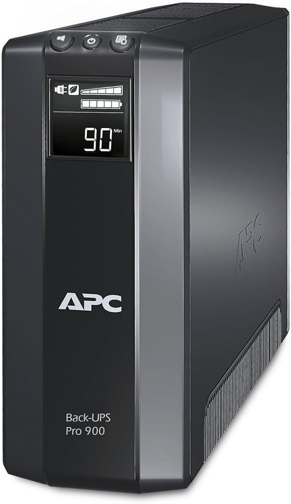 APC by Schneider Electric Back UPS PRO USV 900VA Leistung - BR900G-GR - inkl. 150.000 Euro Gerätesch