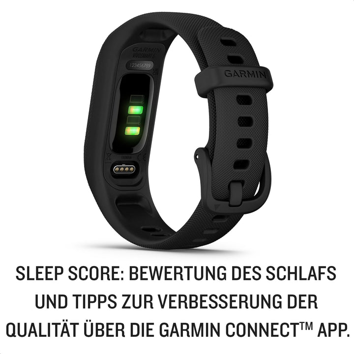 Garmin vívosmart 5 – Fitness-Tracker mit extragrossem OLED-Touchdisplay, Gesundheitsfunktion wie Sch